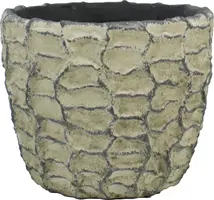 Bela Arte pot Kansas cement d12h10cm donkergrijs  - afbeelding 1