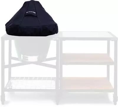 Big Green Egg barbecuehoes Dome (deksel) cover voor EGG in tafel - afbeelding 1