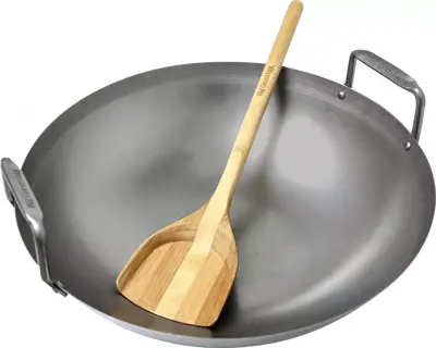 Big Green Egg Carbon steel wok - afbeelding 1