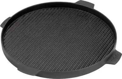Big Green Egg Cast iron plancha griddle maat l - afbeelding 1