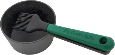 Big Green Egg Cast iron sauce pot with basting brush - afbeelding 1
