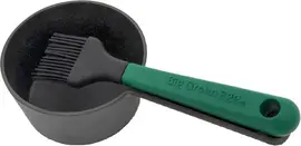 Big Green Egg Cast iron sauce pot with basting brush - afbeelding 1