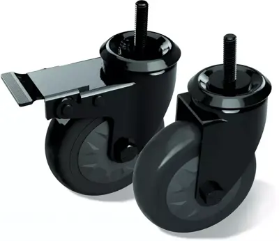 Big Green Egg Caster kit (zwenkwielen) 2 stuks - afbeelding 1