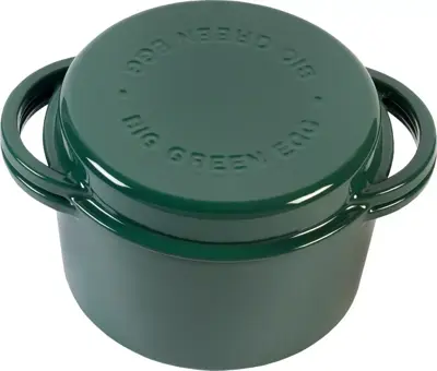 Big Green Egg green dutch oven round - afbeelding 1