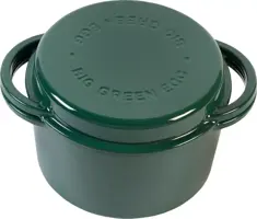 Big Green Egg green dutch oven round - afbeelding 1