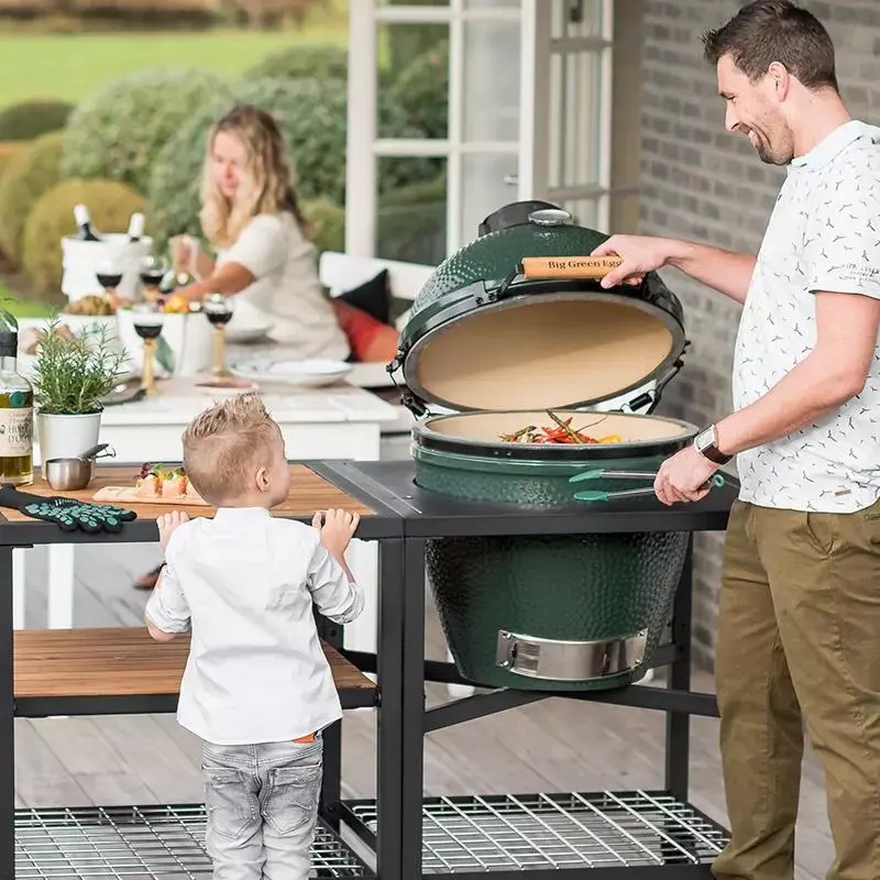 Vervagen maak je geïrriteerd Kinderachtig Big Green Egg Large keramische barbecue kopen? - tuincentrum Osdorp :)