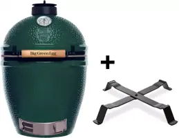 Big Green Egg Large keramische barbecue + Table Nest - afbeelding 1