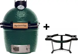 Big Green Egg Mini keramische barbecue + Carrier - afbeelding 1