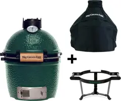 Big Green Egg Mini keramische barbecue + Carrier + Cover - afbeelding 1