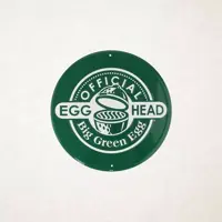 Big Green Egg Round green sign official egghead - afbeelding 1