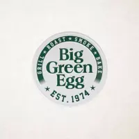 Big Green Egg Round white sign est. 1974 - afbeelding 1