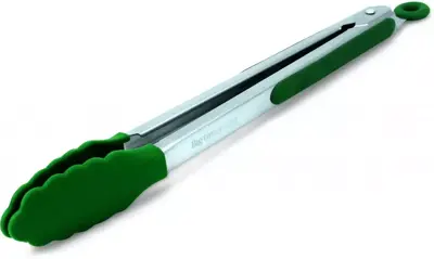 Big Green Egg silicone tipped tong 30 cm - afbeelding 1