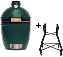 Big Green Egg Small keramische barbecue + Nest - afbeelding 1