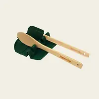 Big Green Egg Spatelmat met houten lepel/pannenlikker - afbeelding 1
