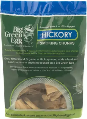 Big Green Egg Wood chunks hickory - afbeelding 1