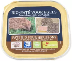 Bio-paté voor egels kopen?