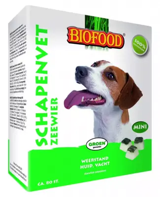 Biofood schapenvet mini zeewier 80st