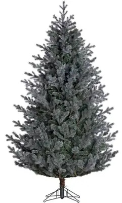 Black Box Trees Abington grote kunstkerstboom blauwgroen 230cm - afbeelding 1