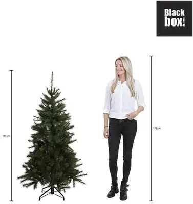 Black Box Trees Brampton slim kunstkerstboom groen 155cm - afbeelding 4
