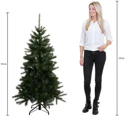 Black Box Trees Brampton slim kunstkerstboom groen 155cm - afbeelding 4