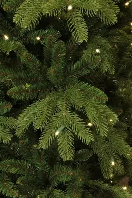Black Box Trees Brampton slim verlichte kunstkerstboom groen 240cm - 300 lampjes - afbeelding 2