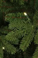 Black Box Trees Brampton slim verlichte kunstkerstboom groen 240cm - 300 lampjes - afbeelding 3