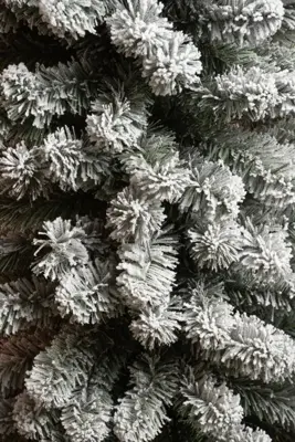 Black Box Trees Charlton Pilar kunstkerstboom besneeuwd groen 155cm - afbeelding 2