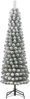 Black Box Trees Charlton Pilar kunstkerstboom besneeuwd groen 155cm - afbeelding 1