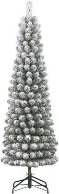 Black Box Trees Charlton Pilar kunstkerstboom besneeuwd groen 230cm - afbeelding 4