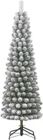 Black Box Trees Charlton Pilar kunstkerstboom besneeuwd groen 230cm - afbeelding 4