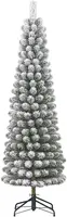 Black Box Trees Charlton Pilar kunstkerstboom besneeuwd groen 230cm - afbeelding 1