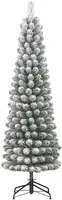 Black Box Trees Charlton Pilar kunstkerstboom besneeuwd groen 230cm - afbeelding 1