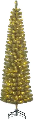 Black Box Trees Charlton Pilar verlichte kunstkerstboom groen 230cm - 180 lampjes - afbeelding 4