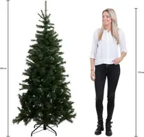 Black Box Trees Charlton verlichte kunstkerstboom groen 185cm - 280 lampjes - afbeelding 4