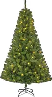Black Box Trees Charlton verlichte kunstkerstboom groen 215cm - 360 lampjes - afbeelding 1