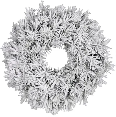 Black Box Trees Dinsmore kerstkrans besneeuwd groen Ø 45cm - afbeelding 2