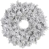 Black Box Trees Dinsmore kerstkrans besneeuwd groen Ø 45cm - afbeelding 2