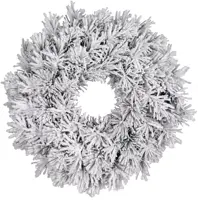 Black Box Trees Dinsmore kerstkrans besneeuwd groen Ø 45cm - afbeelding 1