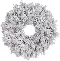 Black Box Trees Dinsmore kerstkrans besneeuwd groen Ø 60cm - afbeelding 1