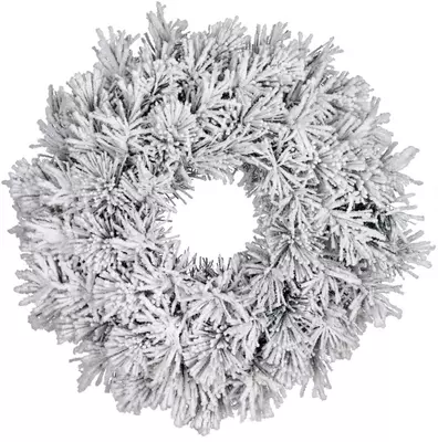 Black Box Trees Dinsmore  wreath green frosted TIPS 72 - 45 cm - afbeelding 1