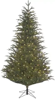 Black Box Trees frasier - kunstkerstboom met verlichting 145x215 cm groen - afbeelding 1