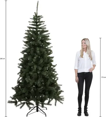 Black Box Trees frasier - kunstkerstboom met verlichting 161x260 cm groen - afbeelding 6