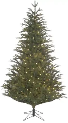 Black Box Trees frasier - kunstkerstboom met verlichting 183x305 cm groen - afbeelding 1