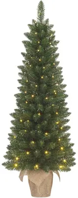 Black Box Trees Gerlos - kunstkerstboom met verlichting 51x120cm groen - afbeelding 1