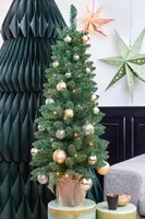 Black Box Trees Gerlos - kunstkerstboom met verlichting 51x120cm groen - afbeelding 2