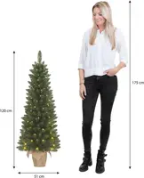 Black Box Trees Gerlos - kunstkerstboom met verlichting 51x120cm groen - afbeelding 7