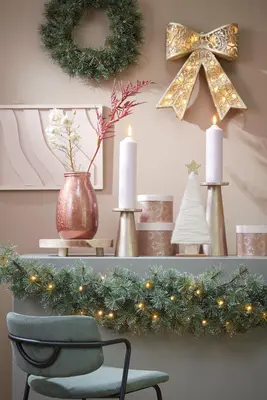 Black Box Trees Glendon kerstkrans groen Ø 45cm - afbeelding 3