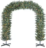 Black Box Trees grote verlichte kunstkerstboom boog groen 240cm - 500 lampjes - afbeelding 1