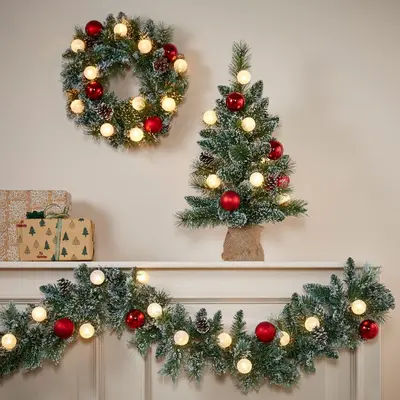 Black Box Trees Kaprun guirlande met verlichting groen 270cm - afbeelding 6