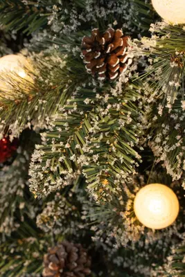 Black Box Trees Kaprun kunstkerstboom met jute 60cm - afbeelding 6